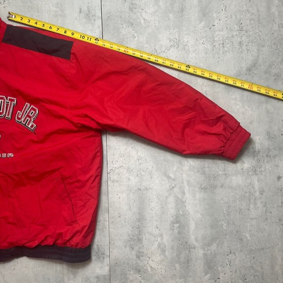 RARE Vtg Dale Earnhardt Jr XXL Embroidered Red Jacket Budweiser Chase Authentic - Picture 13 of 13